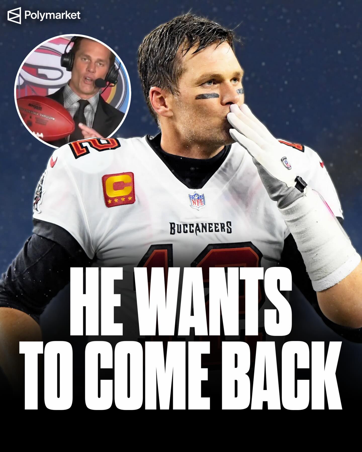 You can tell Brady wants to return to the field 😭

Tom Brady being the best football player of all time and then this good in the booth is unfathomable.

The game truly misses the goat 🐐…