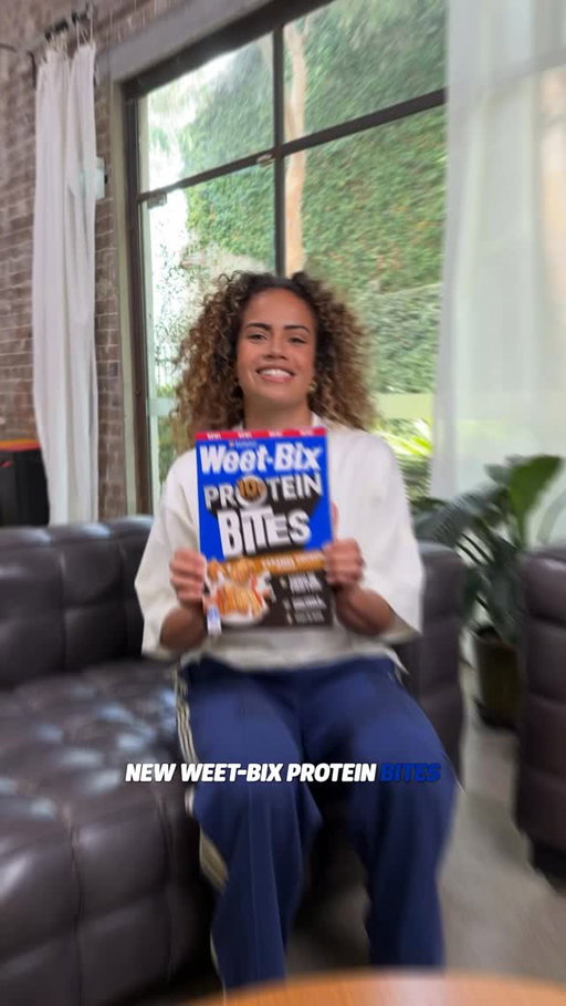 Weet-Bix Kid approved ✔️ Our NEW Weet-Bix Protein Bites has some pretty big fans! Packed with 10g protein per serve, wholegrains, fibre and a yummy Caramel Crunch flavour, it’s the perfect for brekkie or snacking throughout the day. 
 
Find it in the breakfast aisle of your local supermarket!

#AussieKidsAreWeetBixKids #HowDoYouDoYours