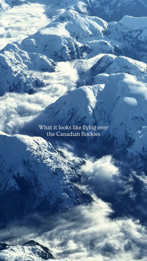 The most epic airplane view in the world! 🏔️

I flew over the Canadian Rockies to get to Japan and I forgot how insane they look from above! 

This mountain range is between Alberta & British Columbia and if you ever have the chance to fly over them a window seat is a MUST ✈️🤩

#canadianrockies #canada #airplaneview #mountains