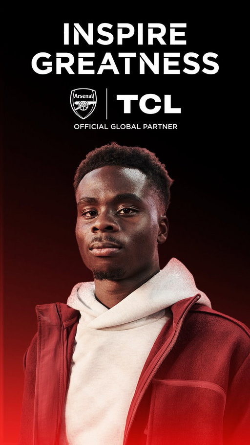 One game. One screen. One feeling of greatness.

TCL × Arsenal 🤝