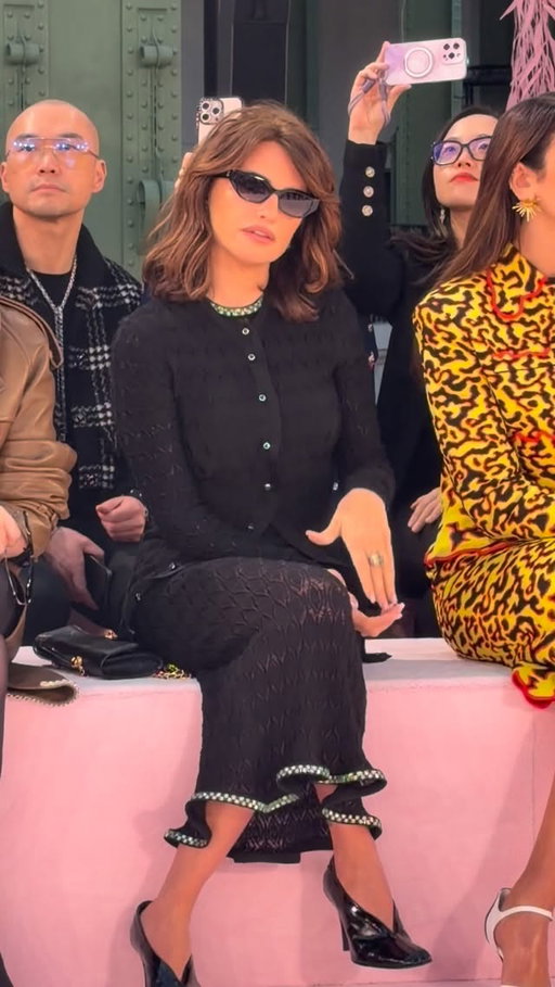 me & Mrs. Penelope Cruz had a moment