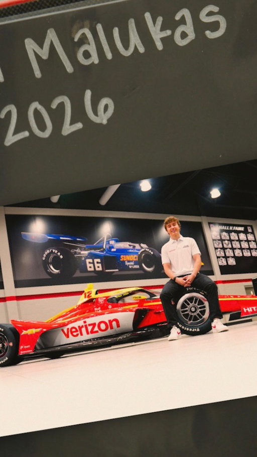 Joining a list of legends and making his own way. @davidmalukas and the No. 12 @verizon livery are ready for the 2026 season.