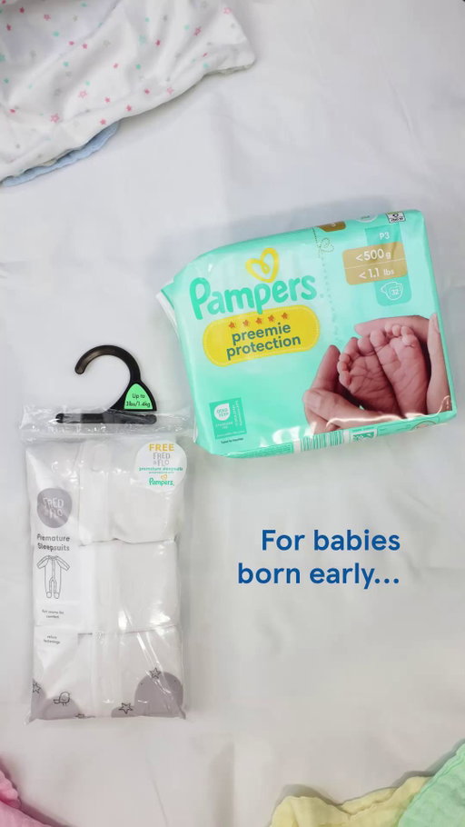 Our new @fandfclothing Premature Sleepsuits, produced in collaboration with @pampersuk_ire, are made specifically for little ones born early and are available for FREE from any Tesco Pharmacy.
 
From super soft rip tape fastening to accommodate medical lines and leads, to flat seams to protect delicate skin, they’ve been designed with premature baby needs in mind. Pick up a 3-pack of F&F Premature Sleepsuits as well as Pampers Preemie Protection nappies available for FREE, exclusively at your local Tesco Pharmacy.
 
T&Cs: 3-pack sleep suits available in sizes 3lbs and 4lbs. Eligibility criteria apply. Subject to availability in selected stores. Excludes NI. All services are at the discretion of the pharmacist.