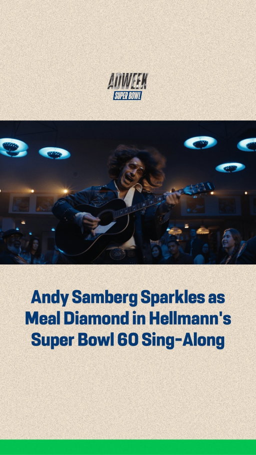 Meal Diamond has been revealed.

@hellmannsmayonnaise’s hot new mystery act is @thelonelyisland frontman and @NBCSNL alum @AndySamberg!

Like Hellmann’s 2025 Super Bowl spot, the ad is set in a deli and sees Samberg adapt the lyrics to Diamond’s 1969 hit “Sweet Caroline,” startling diners — including actor @ellefanning— with a high-energy performance dedicated to his pre-show ritual: eating a sandwich made with Hellmann’s mayonnaise.

The ad was created by @vml_global, @WPP Unite, and @Edelman, and directed by Tom Kuntz, who is famous for reinvigorating @oldspice through the iconic “The Man Your Man Could Smell Like” 2010 Super Bowl campaign.

What did you think of the ad?

Get more at the 🔗 in bio.