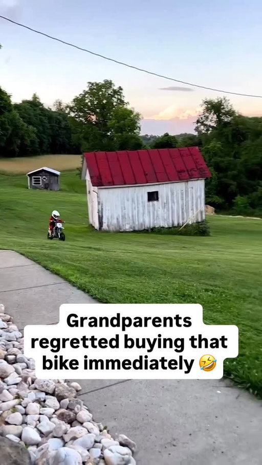 Grandparents knew they messed up 😂 (via @brocknorrisracing4)