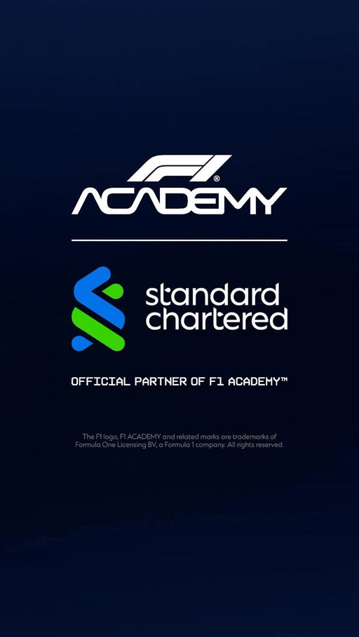 F1 Academy is proud to welcome Standard Chartered as part of a new Formula 1 partnership from 2026.

Through this partnership, Standard Chartered will support F1 Academy’s mission to develop female talent and open up more opportunities for young women across motorsport, on track and beyond.

 #F1ACADEMY