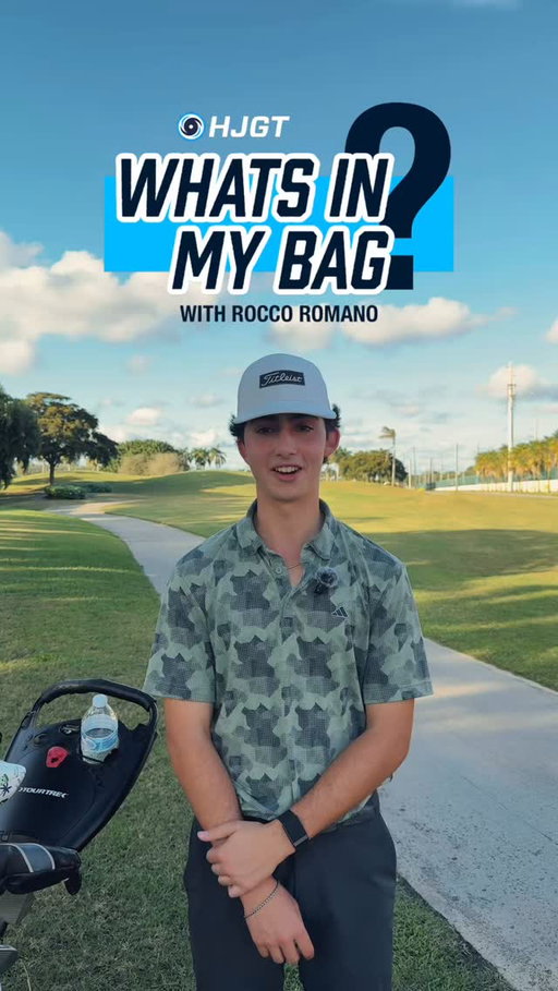take a look inside Rocco’s bag 🏌️‍♂️