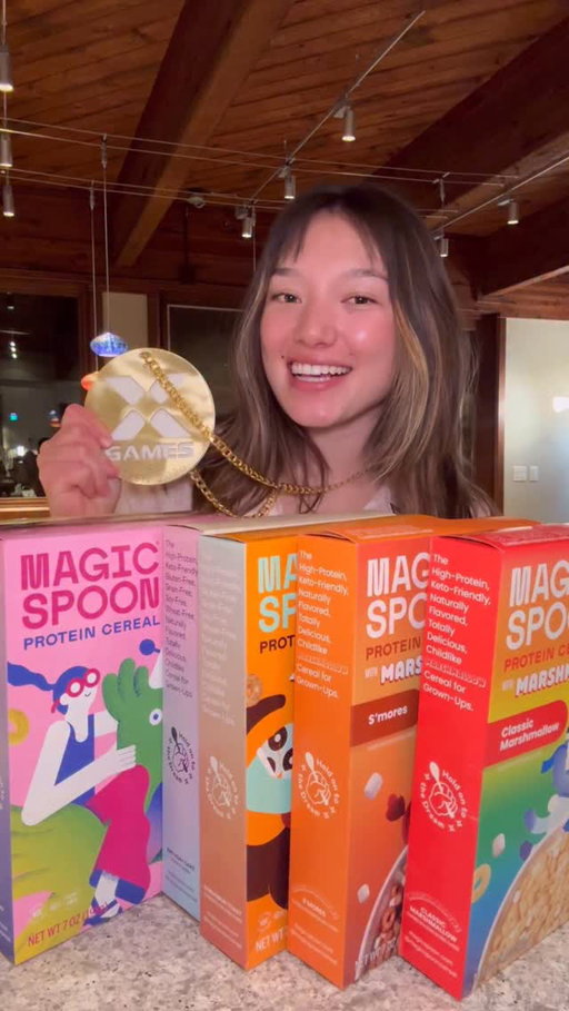 Chewing through my X Games Gold Medal experience with @magicspooncereal. It’s packed with protein and taste great!

#magicspoon #mukbang #ad #magicspoonpartner