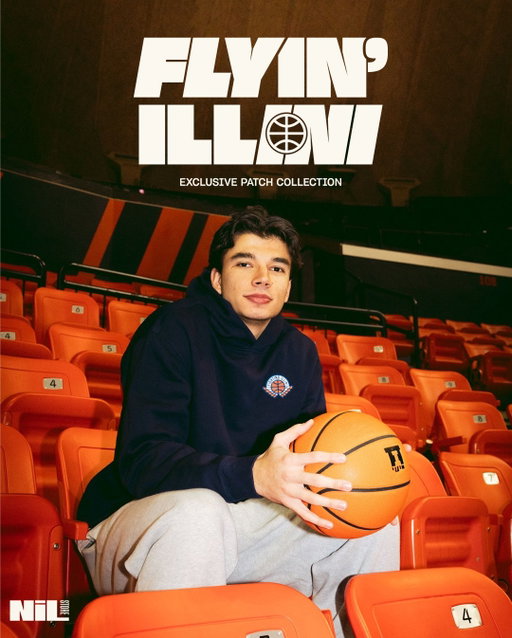 You’ll be flyin’ in this collection 🪽

@andrejstojakovic showcases our new Flyin’ Illini Patch Collection. An ode to the legendary 1989 Illinois squad, this collection brings a modern edge to classic Illini pride. 

Wear a timeless design while cheering the current team to new heights every single game.

Available now at the link in our bio 

Designed by Illinois alum @mike.oneill815 
📸 @mirandakphoto 

#illini #collegebasketball #nilstore