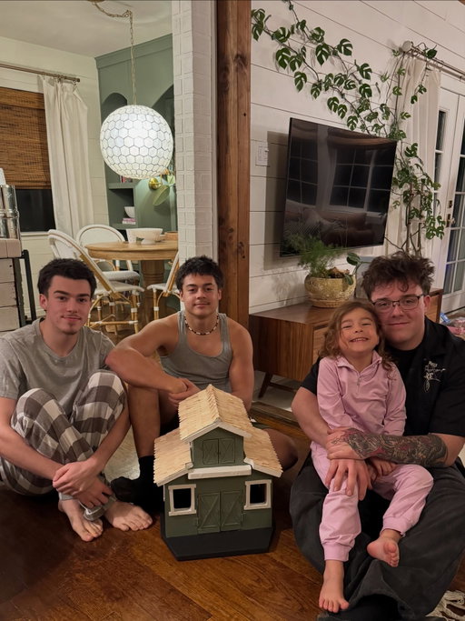 Same but different. 🥺 My sweet boys have grown into amazing young men. Seeing them with Lauryn is truly something special. I love them so much. 🤍