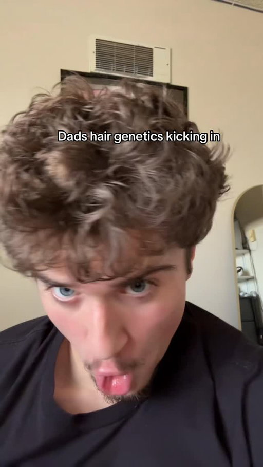 what happend bro #curly #hair #genetics