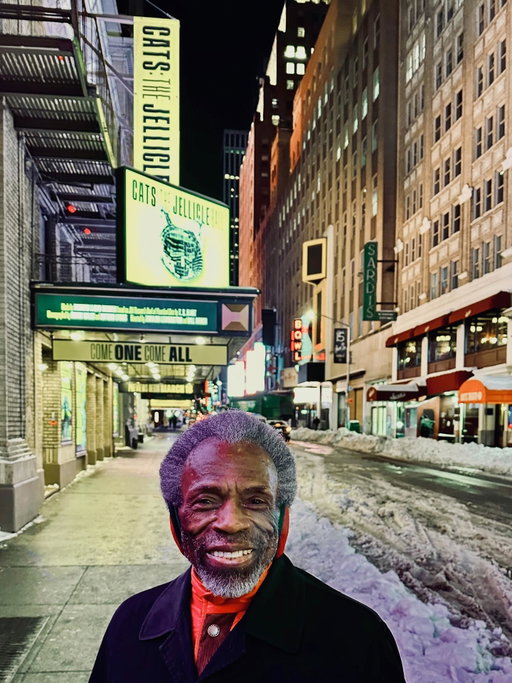 @andre_deshields @ the Broadhurst Theatre - @catsjellicleball begins previews March 18. 📷@liachangphotography