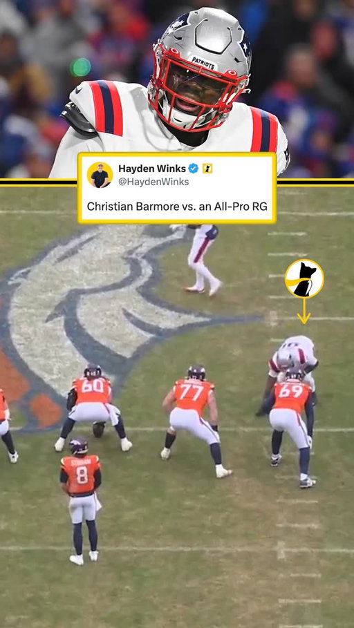Christian Baremore absolutely dominated Quinn Meinerz on this play 🤯

Will Seattle’s OL be able to slow him down?!