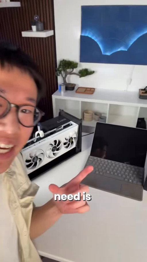 How to connect an RTX 4080 to your laptop 

#egpu #custompc #gaminglaptop #pcgaming #tonytechbytes