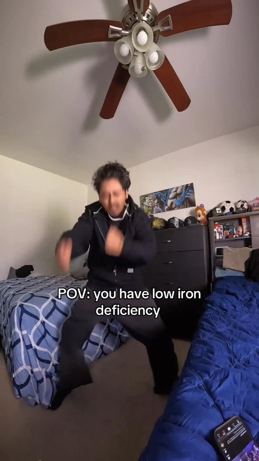 That low iron be tripping 😭 
#explorepage #explore #reels #funny #viral