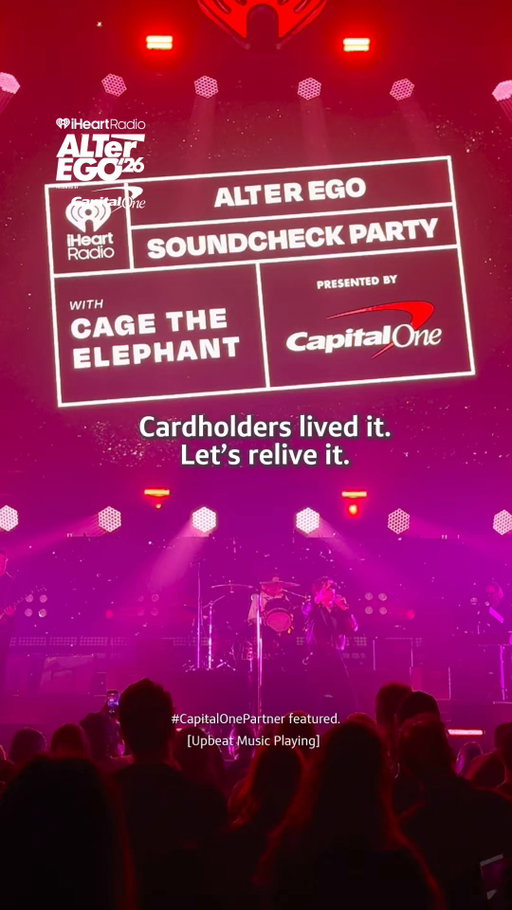 Cardholders made unreal memories with #CapitalOnePartner and #iHeartALT2026 performer @CageTheElephant at an exclusive soundcheck party before the main show. Access more exclusive experiences like this on Capital One Entertainment. Terms apply. See link in bio.