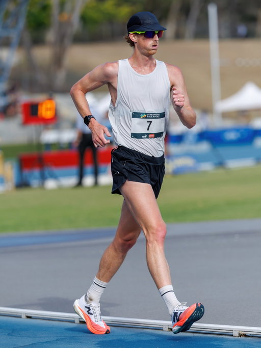 Mixed emotions this week and it’s taken me a few days to find my voice with it all. Australia Day last year I kicked off my 2025 season with a North American record 38:08 over 10km. This year the goal was to avoid getting lapped…twice…

This has been by far the biggest injury I’ve ever had, and the hardest that training has ever been. For months not a single walk felt fun. I went from being on top of the world, to feeling like I’d forgotten how to do the only thing I’ve ever felt marginally competent at. I’d struggle through training with heart rates 30 beats higher than they’d been a couple months earlier and paces 45s/km slower than they felt.

My mind is wrestling with my body to unlock a movement pattern that is being deeply and unconsciously locked away, protecting a healing hamstring. For months I wondered if we made the right call not to go with surgery.

But it’s slowly been coming back together. One tiny piece at a time. I’m still locked in an inefficient movement pattern but it’s getting better. And a thin layer of fitness has emerged.

It would have been really easy to watch from the sidelines on Monday and save the ego bash for another day. But one thing I do well is show up, so I toed the line and I raced my race, the best I could.

41:12 admittedly isn’t going to get me very far, but it’s where I’m at. And thanks to a tactical race from the rest of the guys, they only lapped me once!

2025 was all about proving to myself that I could be THE best. I had a redemptive motivation after a bitterly disappointing Paris Olympics.

2026 is shaping up to be all about being MY best and putting the pieces back together, one by one. It’s about finding my stride, literally.

I’ve struggled with posting while injured but am going to try to push myself out of my comfort zone and be a bit more online as I continue to look for sponsorship. So stay tuned.

#racewalk #athletics #glasgow2026 #teamcanada #fastwalker