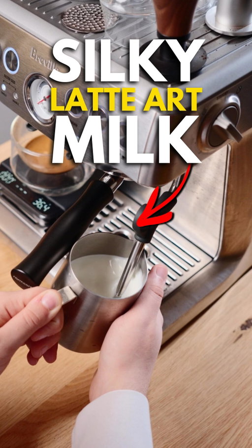 Save this video and make silky latte art milk using your Breville Barista Express! 

Do you have any Breville or espresso making questions? Just drop them in the comments! 

Happy brewing! ❤️