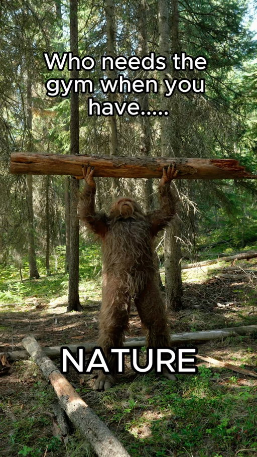 Who needs the gym when you have the forest! MEAT-ing protein goals and making gains in the beauty of nature 🤭​

#fitness #sasquatch #JackLinksCanada