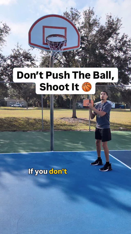 We push the ball at a young age when we aren’t strong enough to get under the ball to shoot it. It’s important to break that bad habit ASAP to make sure we get under the basketball to give us the best chance for consistent success. The @formbasketballtrainer is a great way to hold yourself accountable and to make sure you are getting under the ball to shoot it, instead of pushing it

#basketballtrainer #basketballcoach #basketball #basketballtips