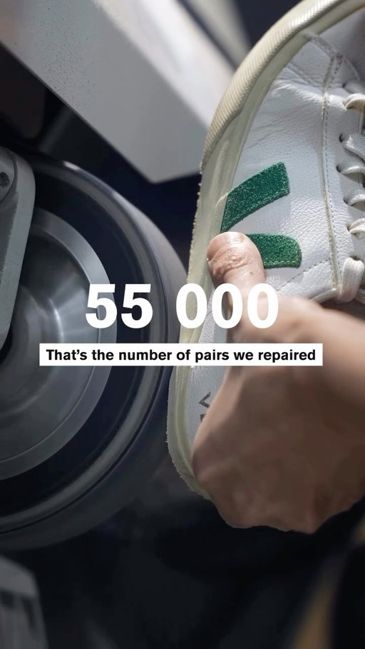 55 000 pairs repaired since we started the cobbler project in 2020