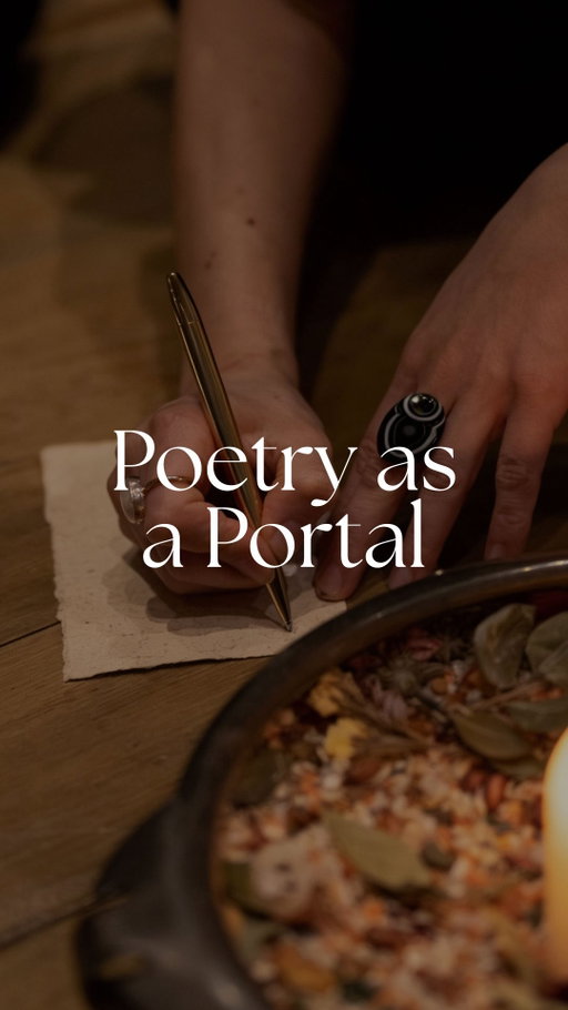 Poetry as a Portal

May 19 | 18:00
A guided workshop blending intuitive writing and visualization to access deep self-expression and uncover what you truly desire. With @jacqueline.tanzella .

Free for members.

🇮🇹Poetry as a Portal

Maggio 19 | 18:00
Un laboratorio guidato che unisce scrittura intuitiva e visualizzazione per accedere a un’espressione profonda di sé e scoprire ciò che desideri davvero. Con @jacqueline.tanzella .

Gratuito per i soci.