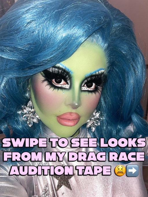 Can’t believe I thought these ate 😫😫😫 #dragrace #dragqueen #makeup