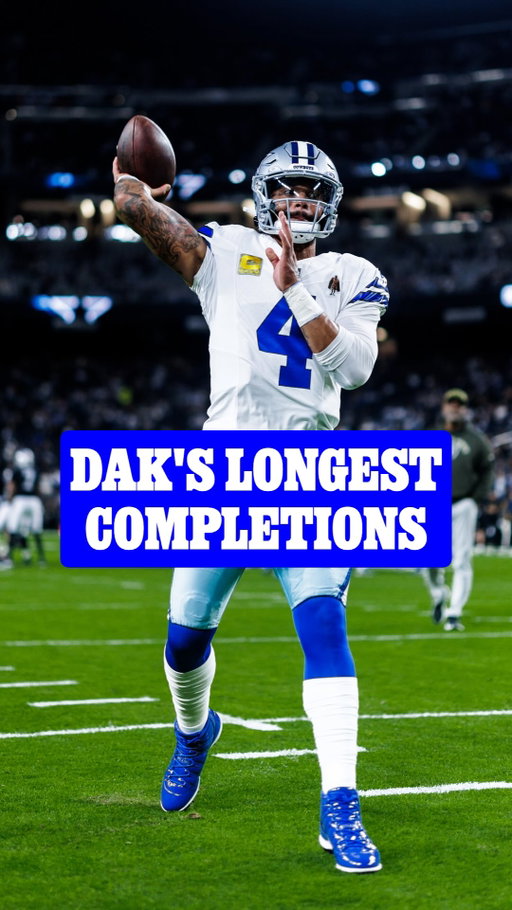 Countin’ down to the Pro Bowl with @_4dak’s longest completions this season 📼

📺: #ProBowlGames 2/3 on ESPN
