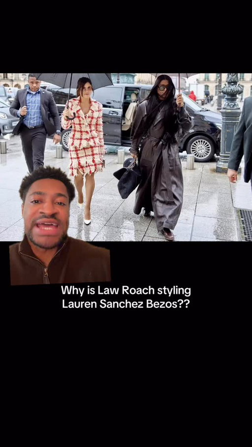 Why is Law Roach styling oligarch Lauren Sanchez Bezos? @luxurylaw