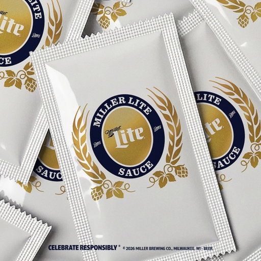 Listen up friends. If ketchup can come in a keg, then beer can come in packets. Well, maybe not beer... how about Miller Lite sauce? Use it anywhere you’d use ketchup. Backyard or Bar. Your call. 

*Not actual product