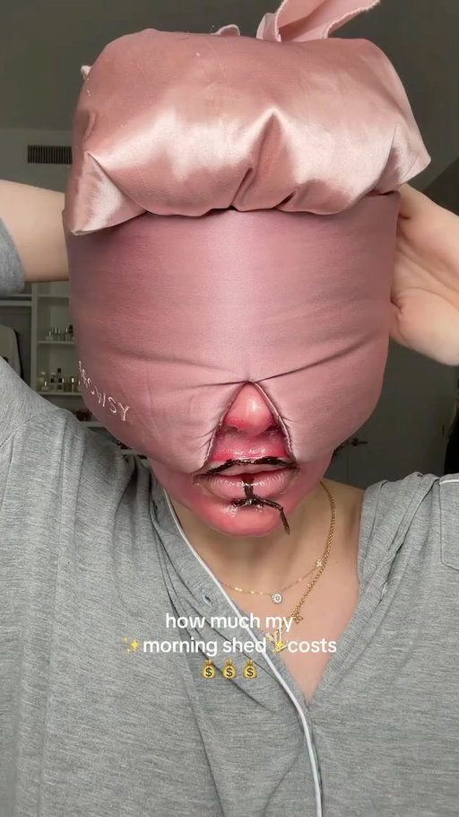 did you expect that total? 😅 I’ll message you everything I did just comment ‘morning’ 💖 #morningskincareroutine #glassskinroutine #facetape