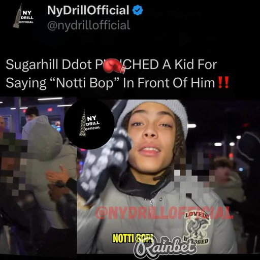 Sugarhillddot gave the Beats By Dre (headphones) to a suburban kid who trolled him by saying “Let’s Notti Bop” (which was a song dissing his dead friend Notti Osama) (via: @noticuz ) #STOPTHEVIOLENCE @nydrillofficial2