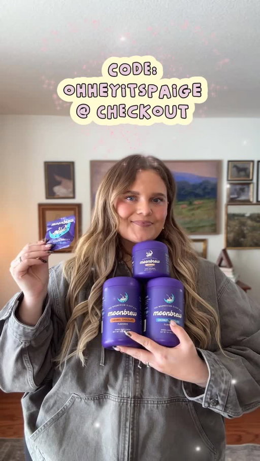 Evenings w/ @moonbrew 🌙 got a whole lot better now that their price has dropped to $24. HURRY SALE ENDS JANAURY ‼️‼️ #moonbrew #sleepaid #magnesium #melatoninfree Use Code: OHHEYITSPAIGE 🔗