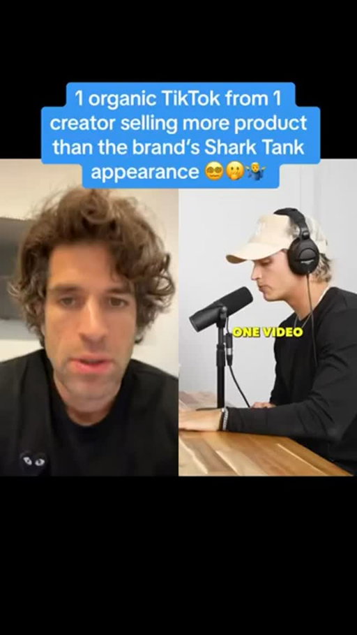 A single TikTok driving more sales than a Shark Tank appearance - welcome to the #creatoreconomy
