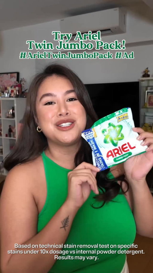 Even the busiest weeks feel lighter knowing my kids are cared for, 
our meals are ready, and our laundry’s handled with #Ariel Twin Jumbo Pack! 
#LaundryTok #ad @arieldetergentph 

ASC Reference Code: P0152P012326A
