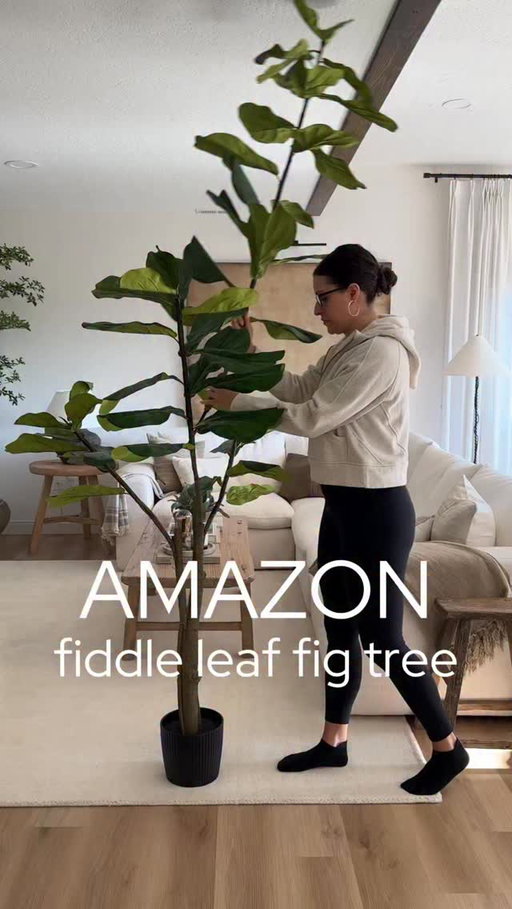 This Amazon fiddle leaf tree changed the vibe in my living room! It looks real, adds height, and requires zero maintenance! Comment SHOP for a link! 

#amazonhomefinds #amazonfinds #organicmoderndecor #neutralhome #organicmodern 

LinkDM *149*