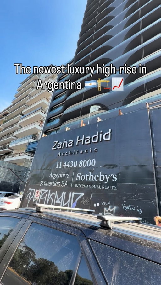 The L’avenue Libertador by Zaha Hadid In Palermo, Buenos Aires 🇦🇷: Internationally acclaimed architecture group ‘Zaha Hadid’ is nearing completion of their first luxury residential project in Argentina.

The views and location are the best I’ve seen in the entire city.

For more information on available units email: Passportpapi.usa@gmail.com or direct message ‘Hadid’.

Special thanks to @matiasmagallanes_ & @santi.indij for organizing the visit.