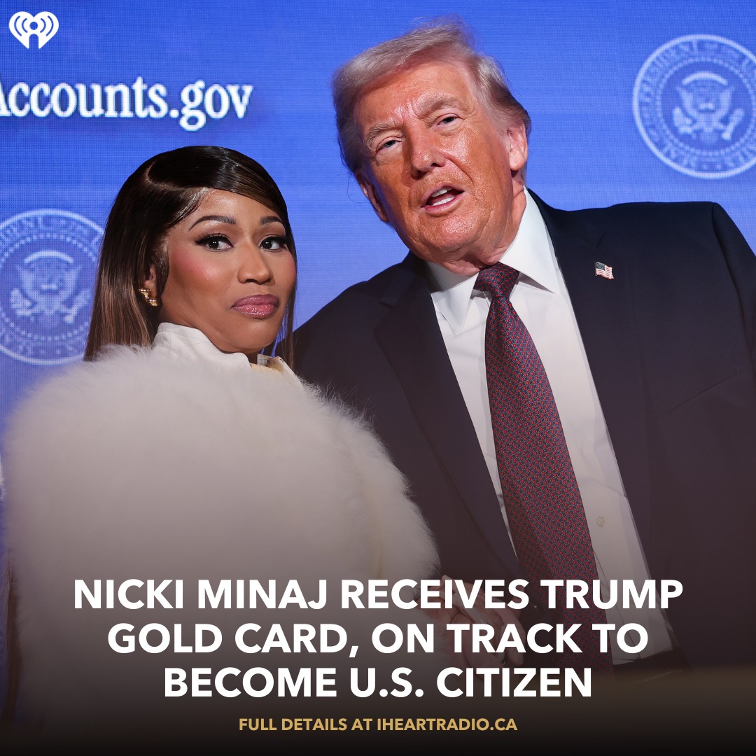 Nicki Minaj has been given a Trump Gold Card, which will soon help her become an American citizen.

On X, the rapper (real name Onika Maraj-Petty) shared a photo of the expensive piece of plastic that will help her "unlock life in America." Minaj, who was born in Port of Spain, Trinidad and Tobago, does not currently hold a U.S. citizenship, however, owning the gold card will likely soon change that.