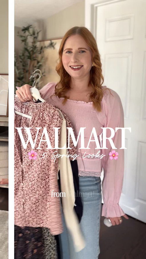 LIKE 💖 + Type: INFO 🫶 - 5 spring looks from Walmart that are *ALL UNDER $40* 👀✨🎀

📌 Must be F0LL0WING To receive 📥 all the details on these cuteeee girly @walmart styles!

The $15 pink peplum blouse is a stand out fave - but also so is the $36 polka dot dress (the sweetheart neckline?!) 👏🏻 size medium in all.

I mean… just wow 🤩 right now with these #walmartfashionfinds that just launched 🚀 

walmart spring fashion 2026, walmart spring outfits, walmart spring fashion try on, walmart spring clothing haul, walmart affordable spring fashion, walmart casual spring outfits, walmart women’s spring fashion, walmart spring style inspo, walmart trendy spring outfits 2026, walmart everyday spring outfits #walmarthaul #walmartcreator #walmartshopping #walmartstyle