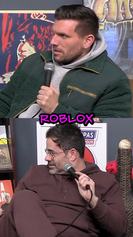 Chris has his kids educated on Roblox.