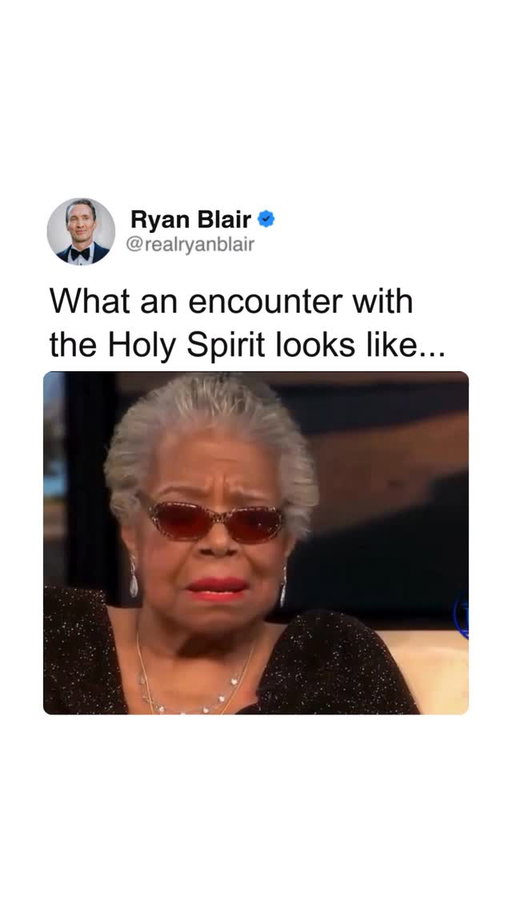God will move you to tears of joy 🙏

Have you taken a moment to thank God for being alive today?

Speaker: Dr. Maya Angelou