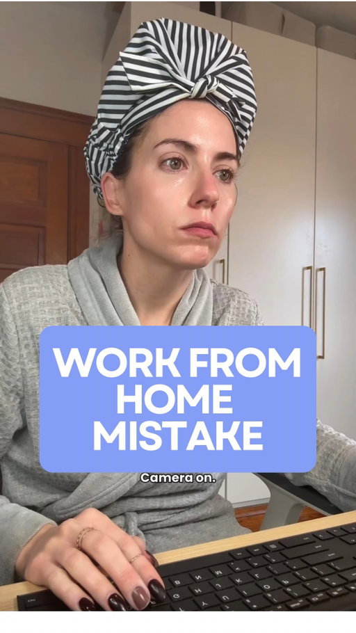 Whoops. Probably should change before getting on this call. #corporatehumor #comedy #relatable #workremote #wfh