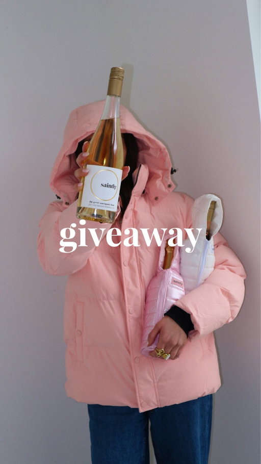 GIVEAWAY TIME 🥶 We’re gifting 5 winners a Saintly branded puffer perfect for snow days 💗

Winter just got more bearable. Win the most chic Saintly puffer + extra Saintly goodies.

To enter:
1. Follow @saintlywine
2. Tag your friends (more tags = more entries)
3. Share this post to your story
4. Bonus: Tap the repost button for an extra entry

NO PURCHASE NECESSARY. Thursday, January 29th 2026, 12:00pm EST and closes on Thursday, February 5th 2026, at 11:59 pm EST to legal residents of Ontario who have reached the age of majority in Ontario as of date of entry. There are five (5) prizes to be won, valued at $150 CAD each and consisting of one (1) Saintly branded pink puffer jacket in preferred sizing, one (1) mini Saintly wine bottle puffer jacket and a Saintly Surprise. Name, address, age, telephone number, email address, and a correct answer to a math skill-test are required. Visit the link in our bio for more details. Please enjoy our wines responsibly.