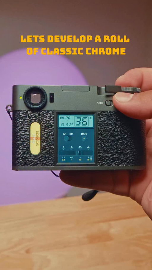 Give Film Camera Mode on FUJIFILM X half a try 📸 @photo.jay