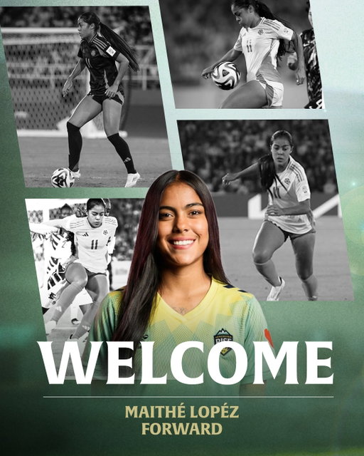Introducing our newest forward Maithé López 💥👏

The 19-year-old Colombian international joins Rise FC on a season-long loan from the NWSL’s Angel City FC. Maithé made her professional debut with Colombia’s Real Santander, scoring in her first appearance. At the international level, the young forward scored six goals for Colombia's youth teams, and impressed at the 2024 FIFA U17 and U20 Women’s World Cups. Welcome to Rise FC 💚