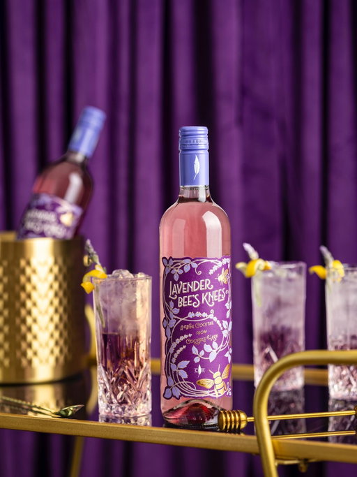 New. Exclusive. Buzz-worthy. Meet Lavender Bee’s Knees.

It’s a lightly sparkling, floral wine inspired by the classic Bee’s Knees cocktail, made with crisp white wine, real honey, Meyer lemon, and delicate notes of lavender and juniper.

Balanced, aromatic, and refreshing, it delivers a smooth finish that’s truly the bee’s knees. 🐝💜