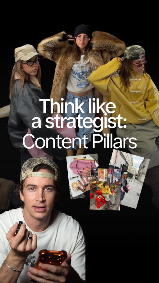 start thinking like a strategist. this is how you can understand content pillars and look at other people in your world from the lens of strategy and to implement for yourself. The more that you start thinking about the world of content, creation, and personal branding with an open mind and a collaborative and learning experience the better that you actually become a and the faster you will build.. real strategists move with collaboration and a willingness to learn, to get better, to innovate. We start learning from your peers that way, and you will be surprised how much opportunity there is from people right next to you.!! 

creator mentioned: @sofiamcoelho ⭐️ 

if we can ever work together, send me a message :) would love to help you or your team!