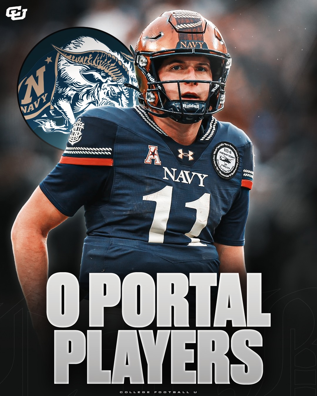In an era of NIL and Transfer Portal, Navy is thriving without either 🇺🇸 

An article recently came out about North Texas and the amount of talent they lost to the portal after their head coach left. Navy used it as an opportunity to highlight their approach, emphasizing that they don’t rely on the transfer portal and that if you commit there, you won’t be replaced by outside talent.

They turned it into a marketing moment, reinforcing their commitment to player development and stability.

In a world where the portal dominates roster building, it’s refreshing to see how successful Navy has been sticking to their model over the years.

Thoughts? ⬇️