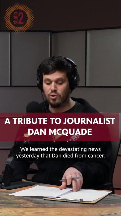 We were devastated to learn that Philadelphia journalist Dan McQuade, 43, died this week after a battle with cancer. Dan was a friend of Studio 2 and collaborated with us on an event we hosted in 2024. His work as a writer for Defector, Philadelphia Magazine and Philadelphia Weekly made the cultural conversation in the city more vibrant, humorous and interesting. Miss you, Dan 💔