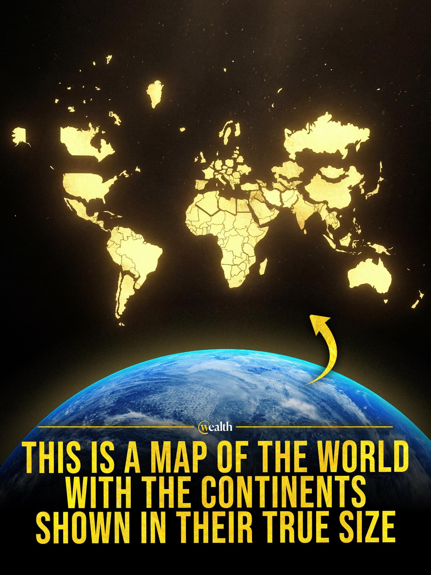 The world looks different when the map stops flattering the north 🗺️

A true-size, equal-area view keeps proportions honest, and it changes what feels big at a glance. Africa is about 20% larger than North America, yet common projections often leave the opposite impression.

That distortion becomes a cultural habit, shaping classrooms, headlines, and instincts about where scale and leverage live.

When the frame is accurate, perspective sharpens, and so does the conversation about power.

#Geography #Cartography #WorldMap #Africa #DataLiteracy
